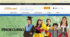 Desktop Screenshot of disfracesjarana.com